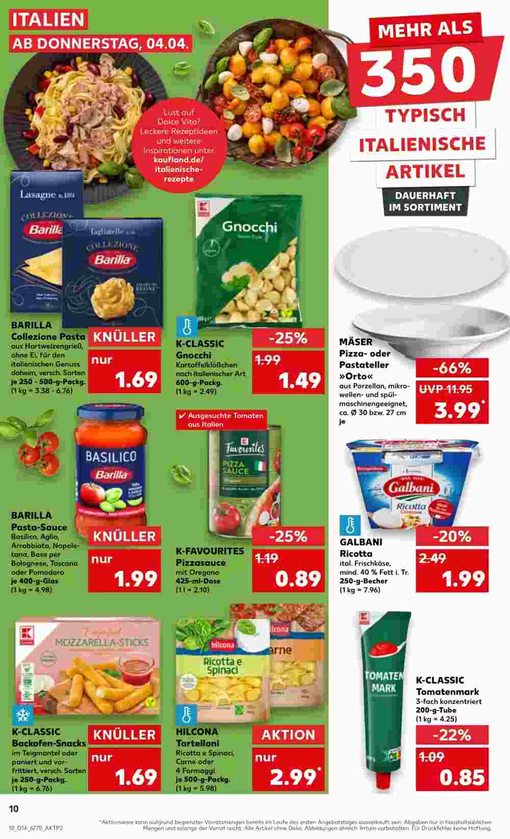 Kaufland Prospekt (ab 04.04.2024) zum Blättern - Seite 10