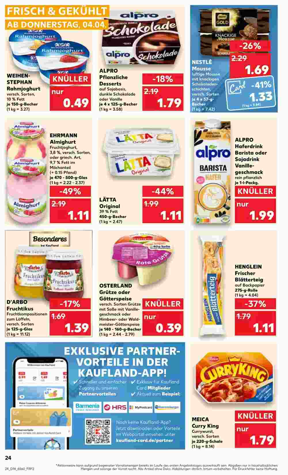 Kaufland Prospekt (ab 04.04.2024) zum Blättern - Seite 24