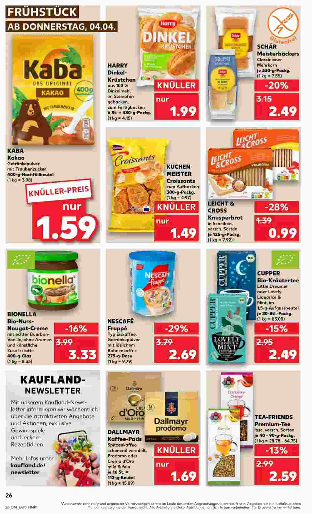 Kaufland Prospekt (ab 04.04.2024) zum Blättern - Seite 26