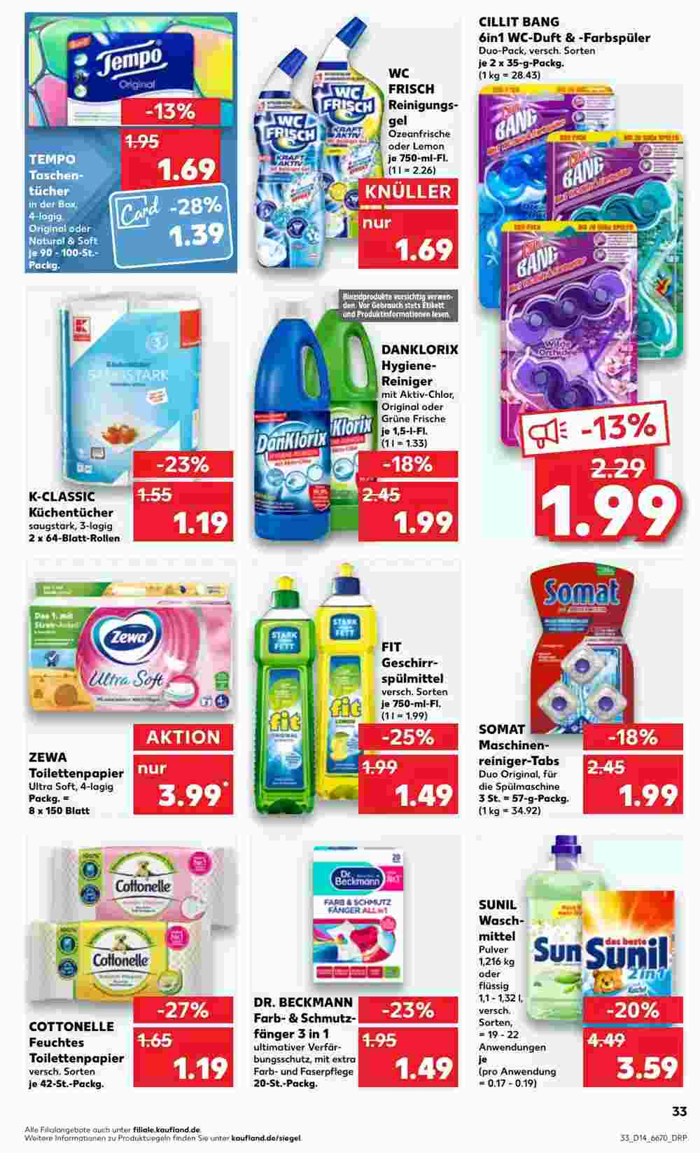 Kaufland Prospekt (ab 04.04.2024) zum Blättern - Seite 33