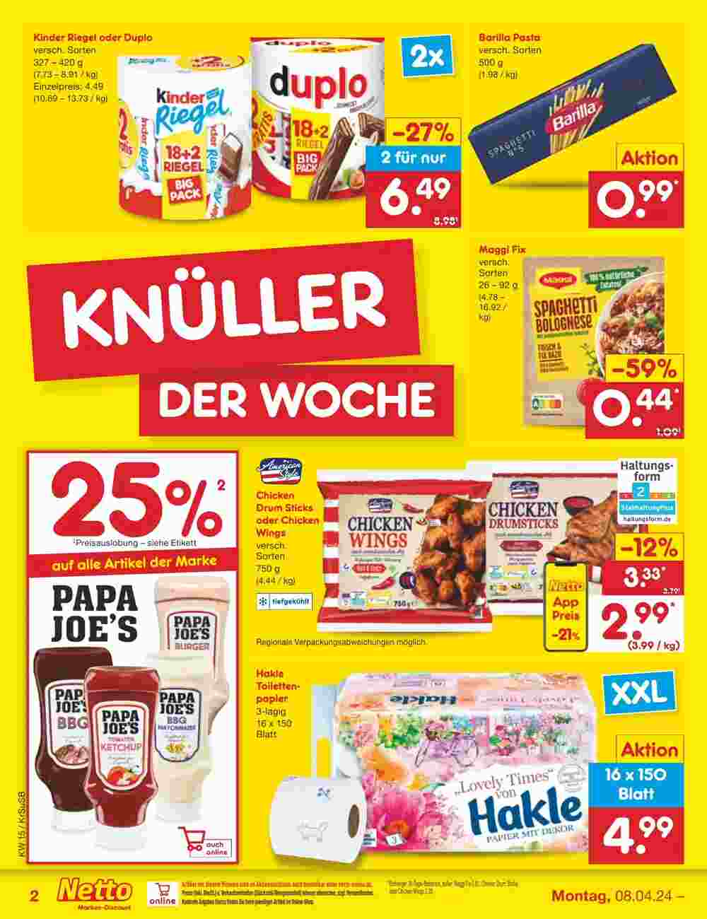 Netto Getränke Discount Prospekt (ab 08.04.2024) zum Blättern - Seite 2