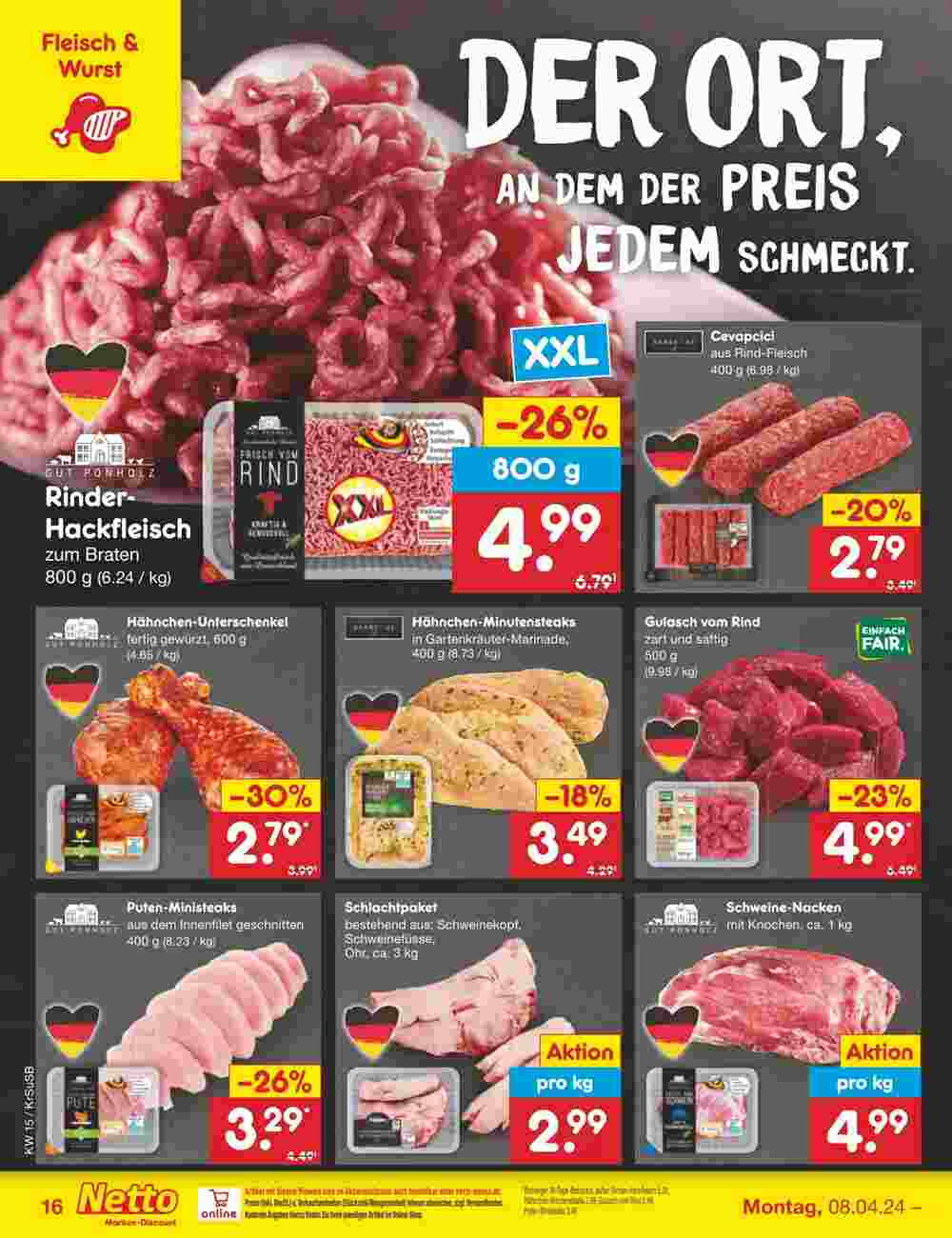 Netto Getränke Discount Prospekt (ab 08.04.2024) zum Blättern - Seite 20