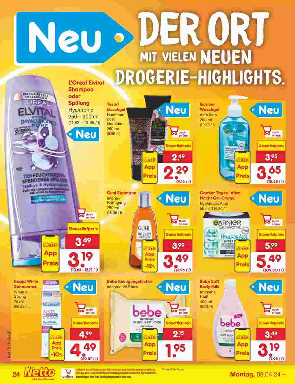 Netto Getränke Discount Prospekt (ab 08.04.2024) zum Blättern - Seite 28