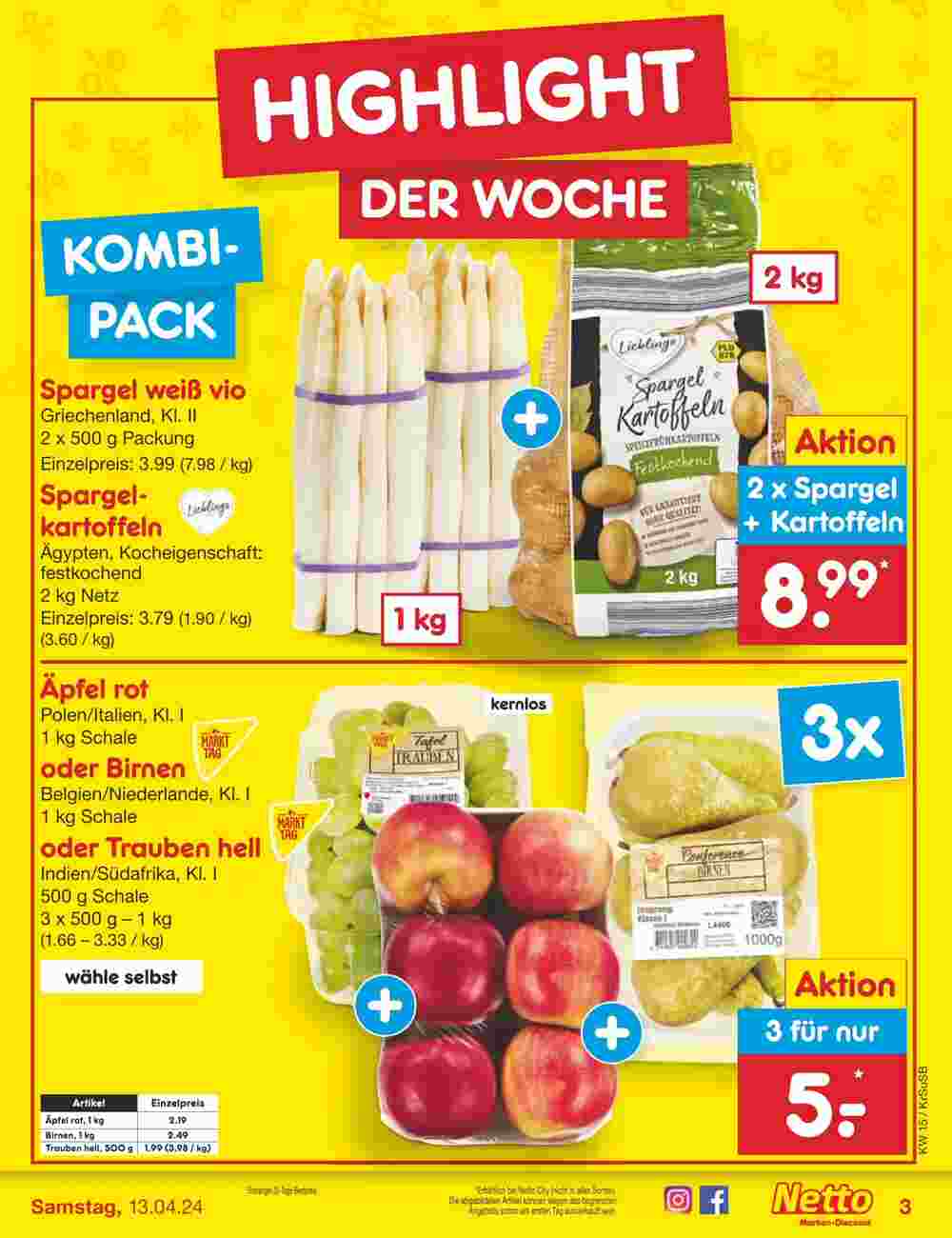 Netto Getränke Discount Prospekt (ab 08.04.2024) zum Blättern - Seite 3