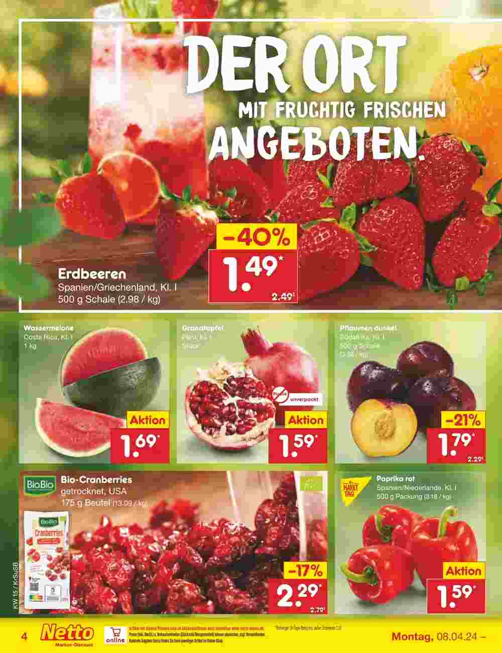 Netto Getränke Discount Prospekt (ab 08.04.2024) zum Blättern - Seite 4