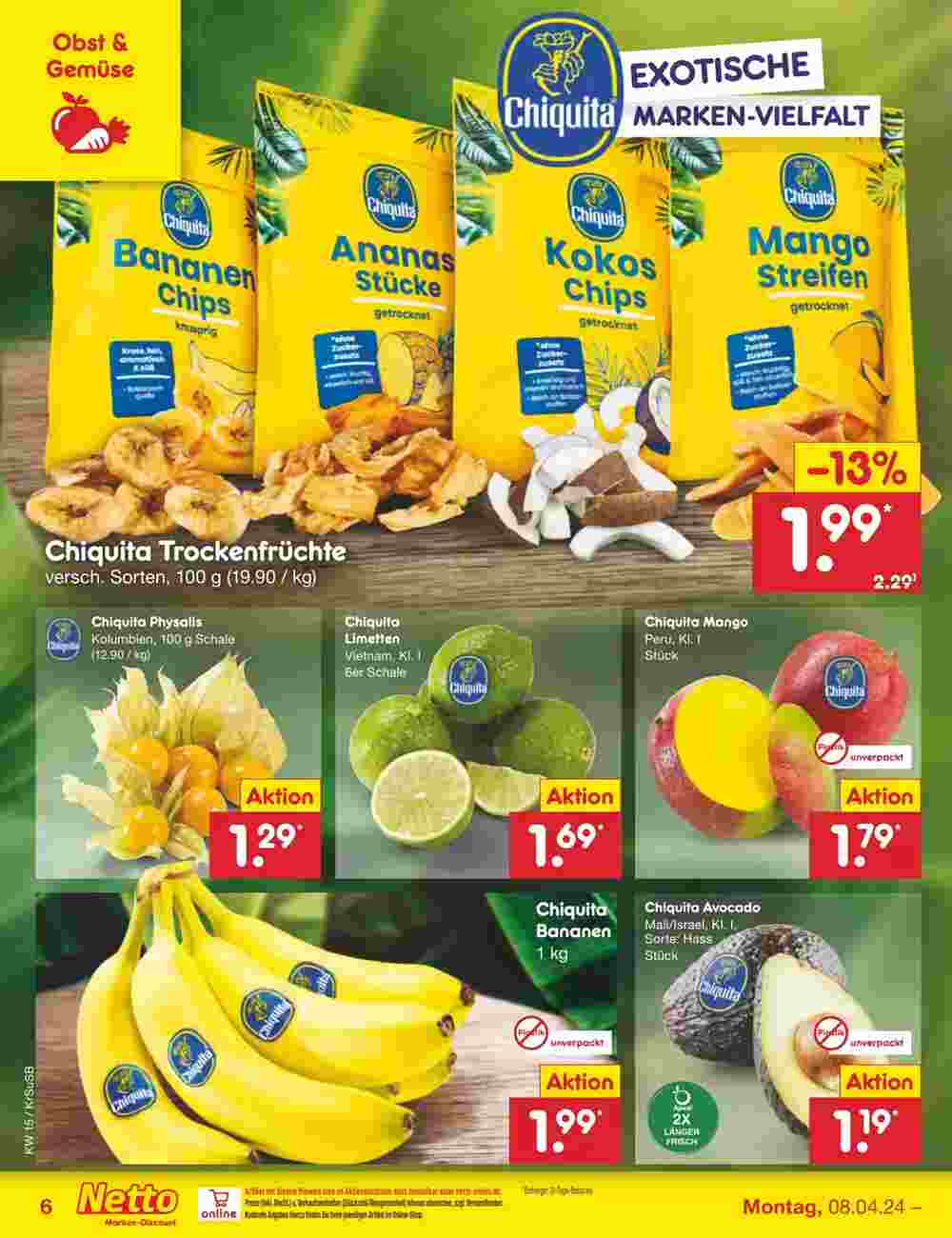 Netto Getränke Discount Prospekt (ab 08.04.2024) zum Blättern - Seite 6