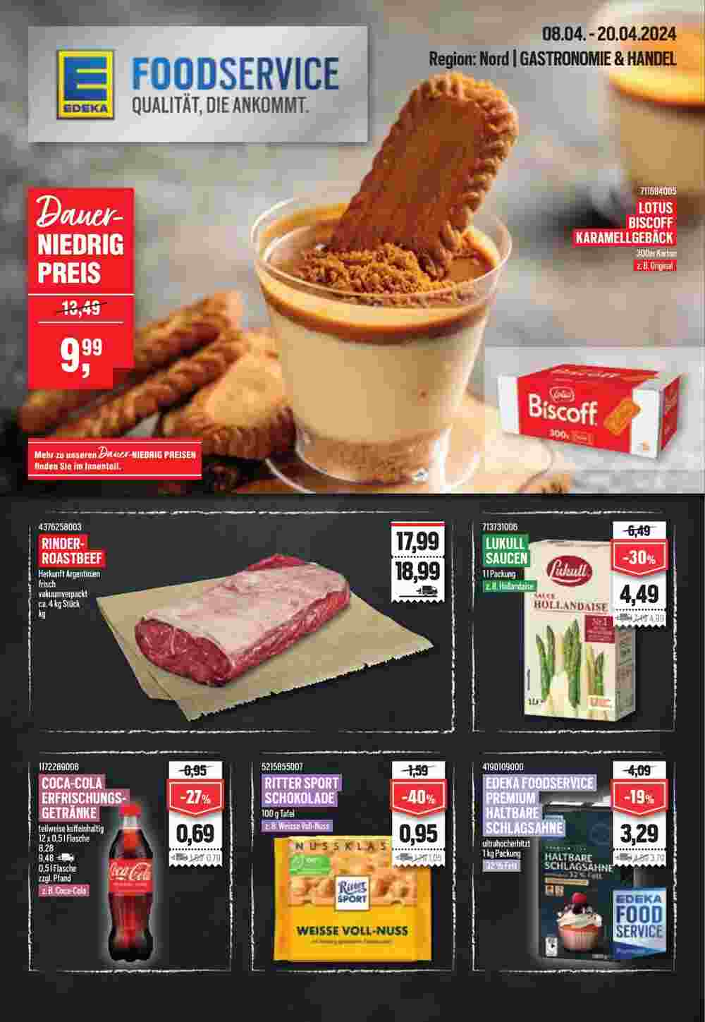 EDEKA Foodservice Prospekt (ab 08.04.2024) zum Blättern - Seite 1