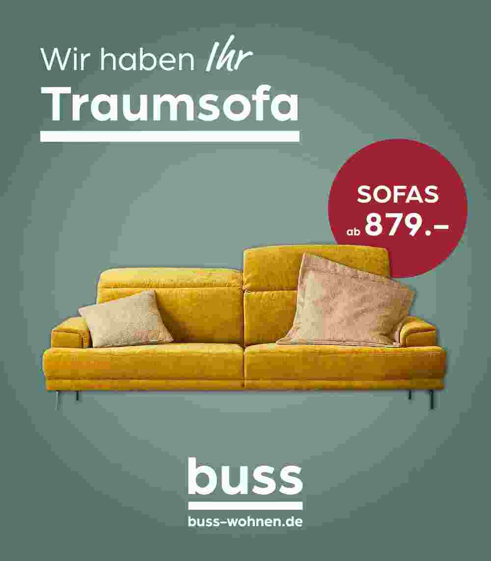 Möbel Buss Prospekt (ab 10.04.2024) zum Blättern - Seite 1