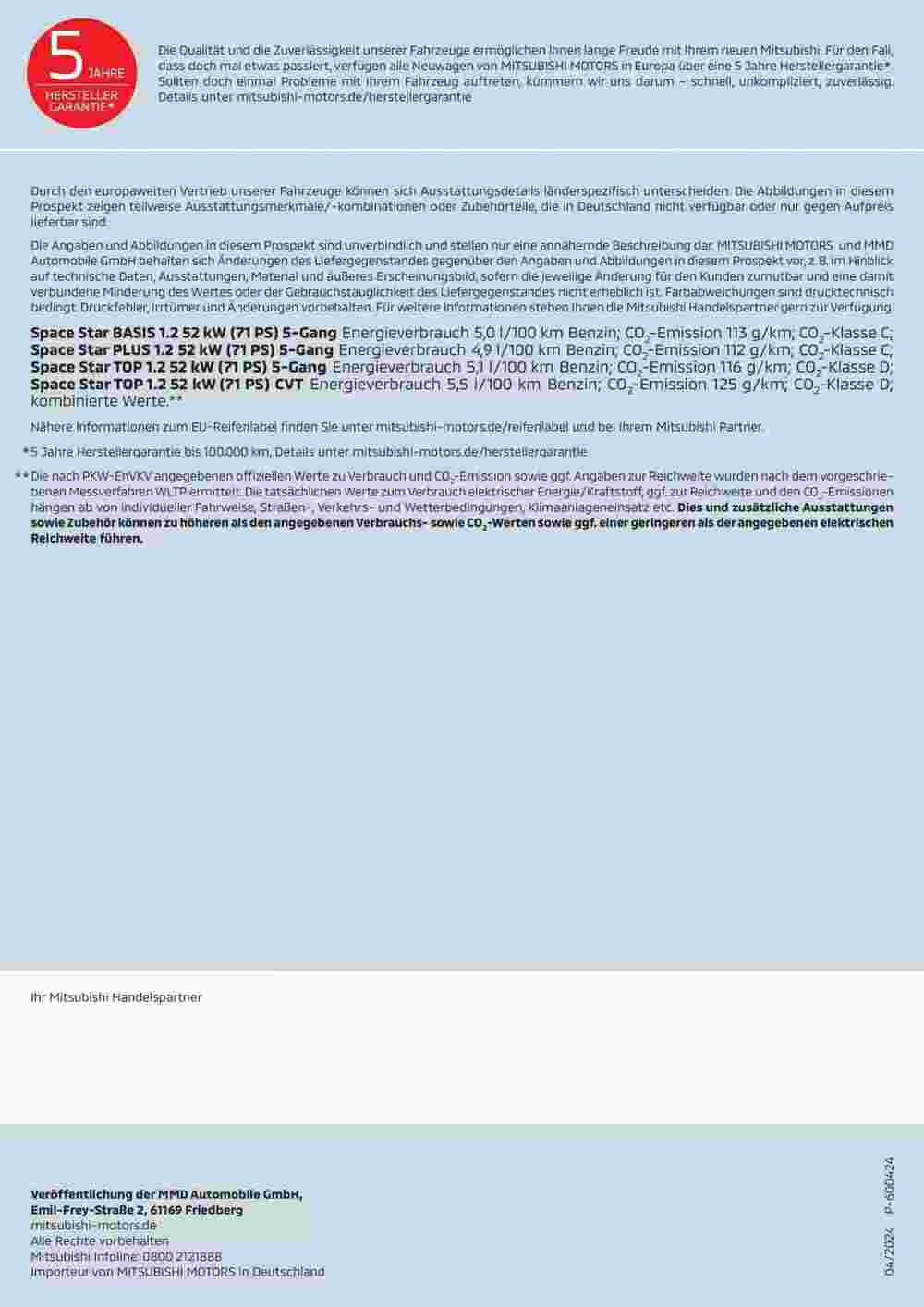 Mitsubishi Prospekt (ab 12.04.2024) zum Blättern - Seite 24