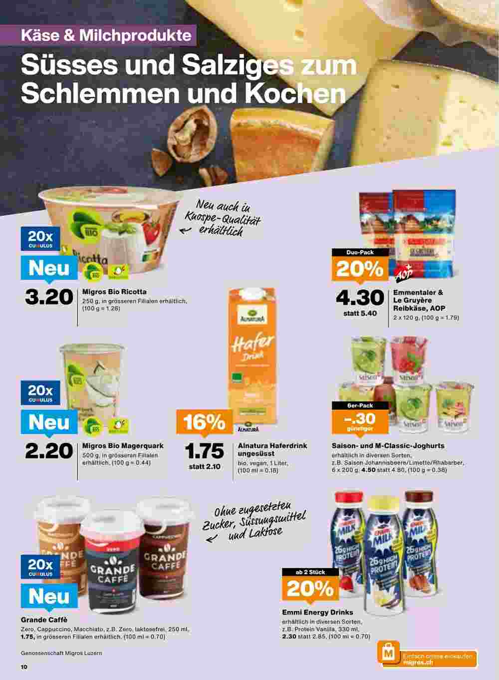 Migros Prospekt (ab 16.04.2024) zum Blättern - Seite 10