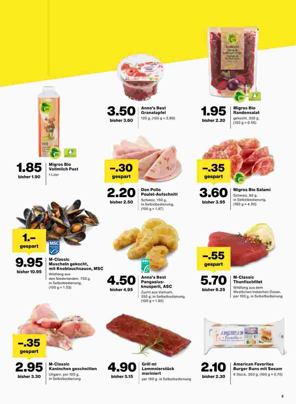 Migros Prospekt (ab 16.04.2024) zum Blättern - Seite 3