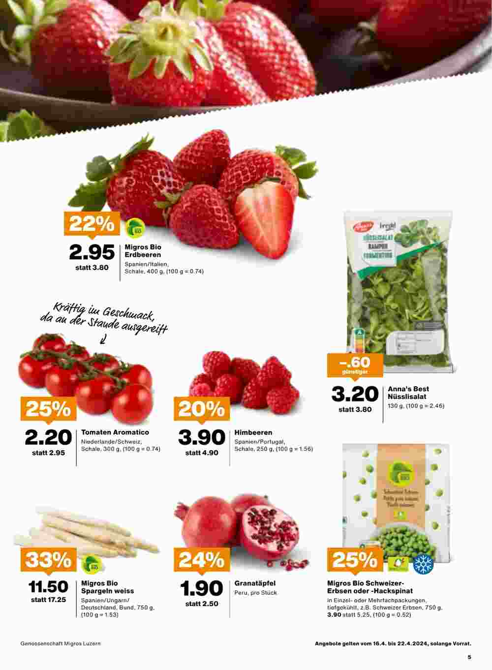 Migros Prospekt (ab 16.04.2024) zum Blättern - Seite 5