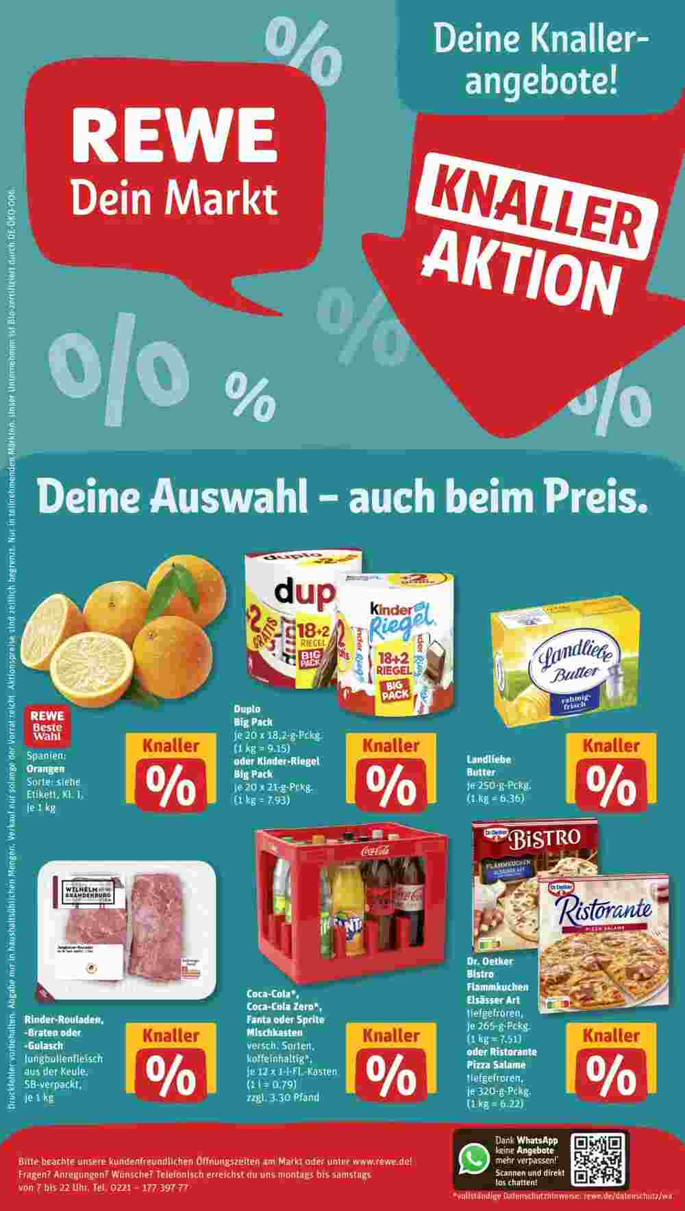 REWE Center Prospekt (ab 21.04.2024) zum Blättern Prospekt der Woche