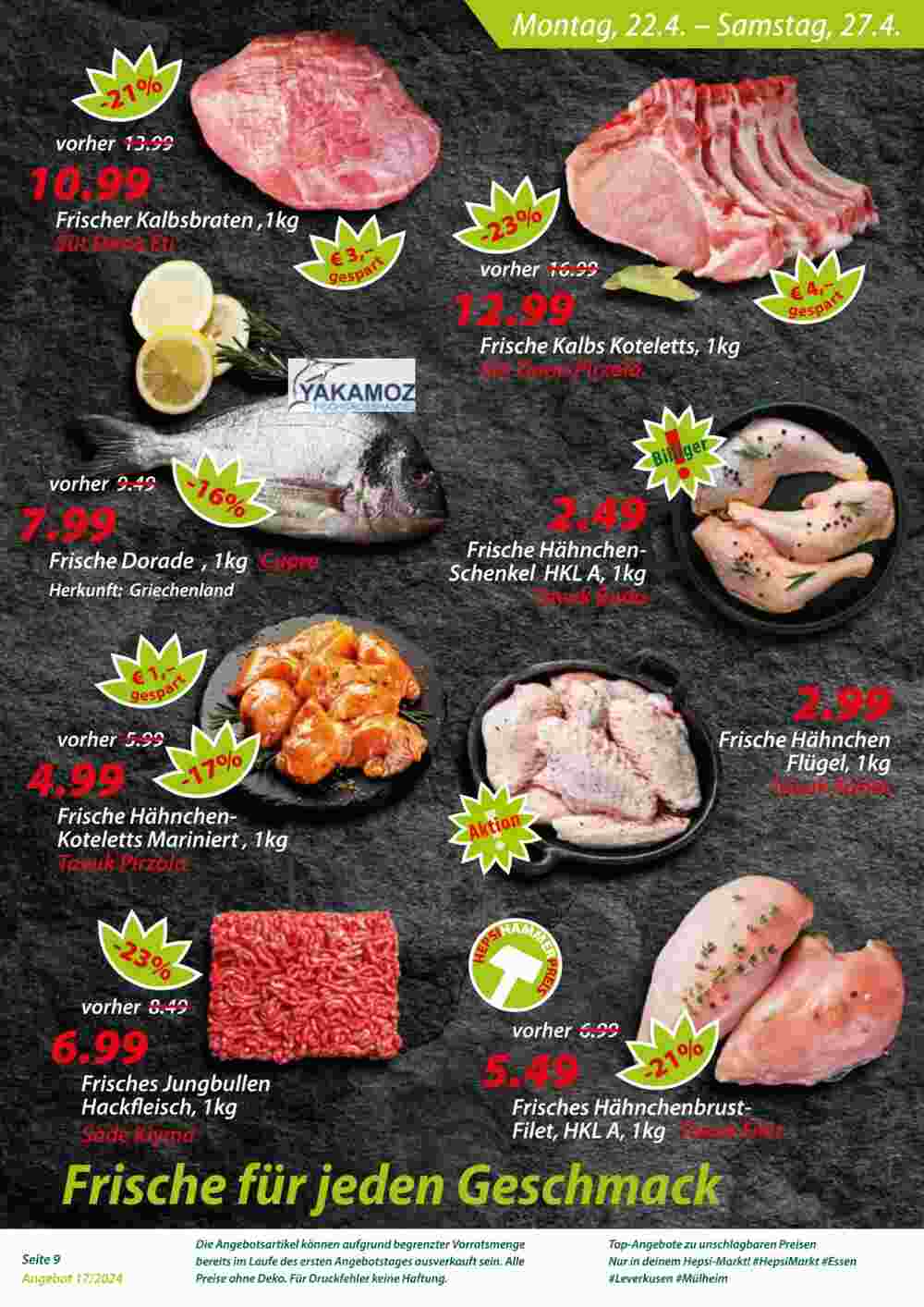 Hepsi-Markt Prospekt (ab 21.04.2024) zum Blättern - Seite 9