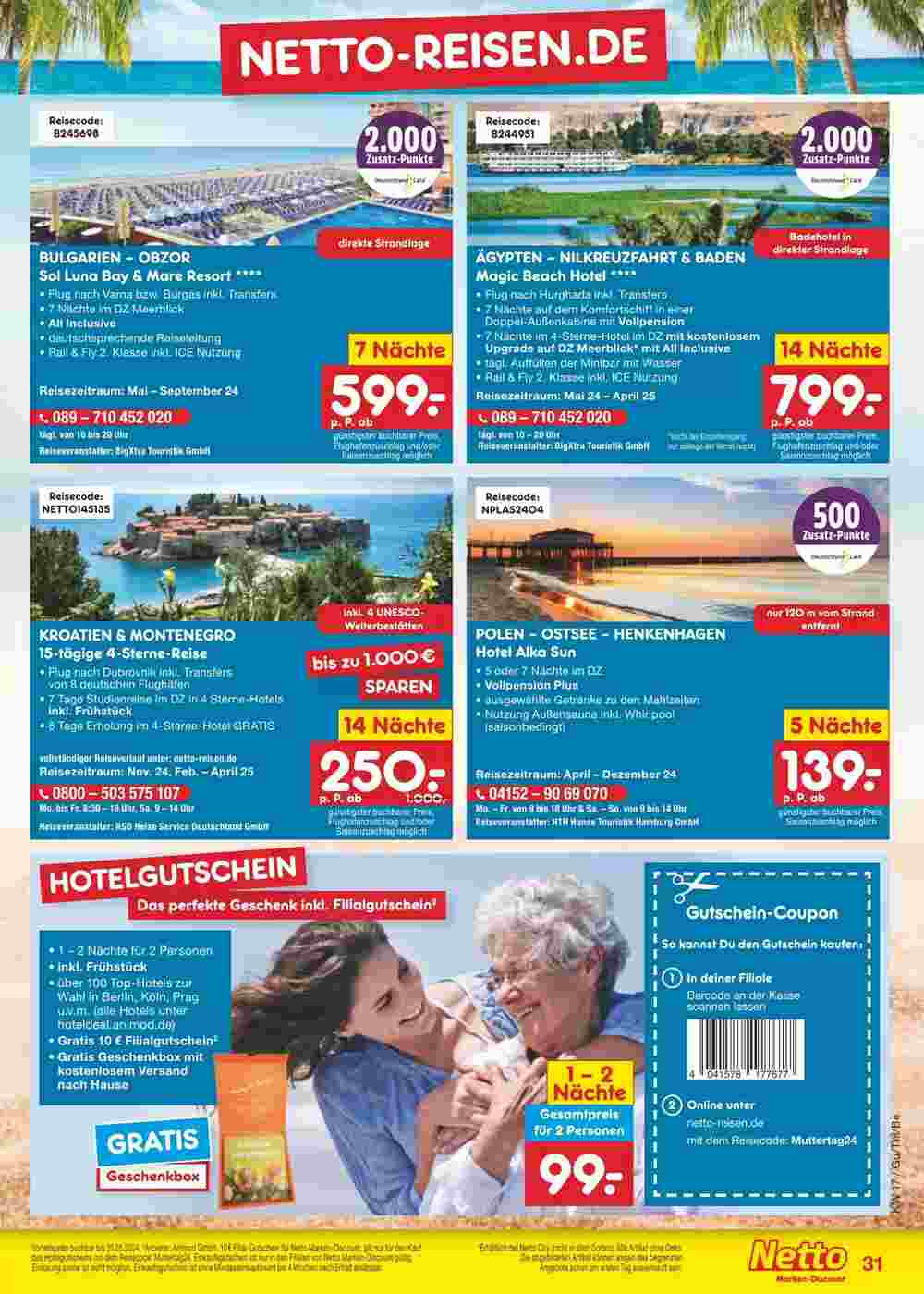 Netto Marken-Discount Prospekt (ab 22.04.2024) zum Blättern - Seite 33