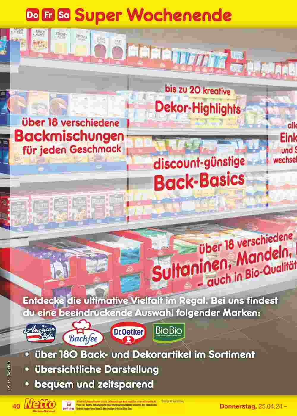 Netto Marken-Discount Prospekt (ab 22.04.2024) zum Blättern - Seite 46