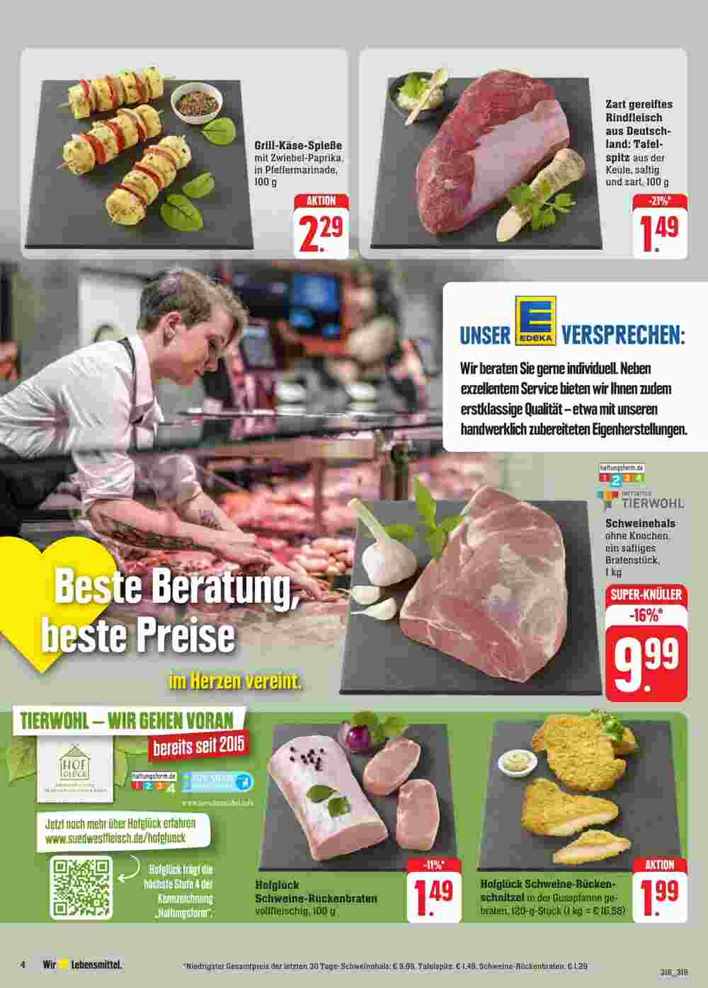 EDEKA Berger Prospekt (ab 22.04.2024) zum Blättern - Seite 4