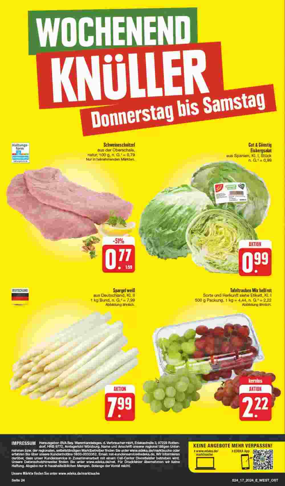 Edeka Spiegel Prospekt (ab 22.04.2024) zum Blättern - Seite 24