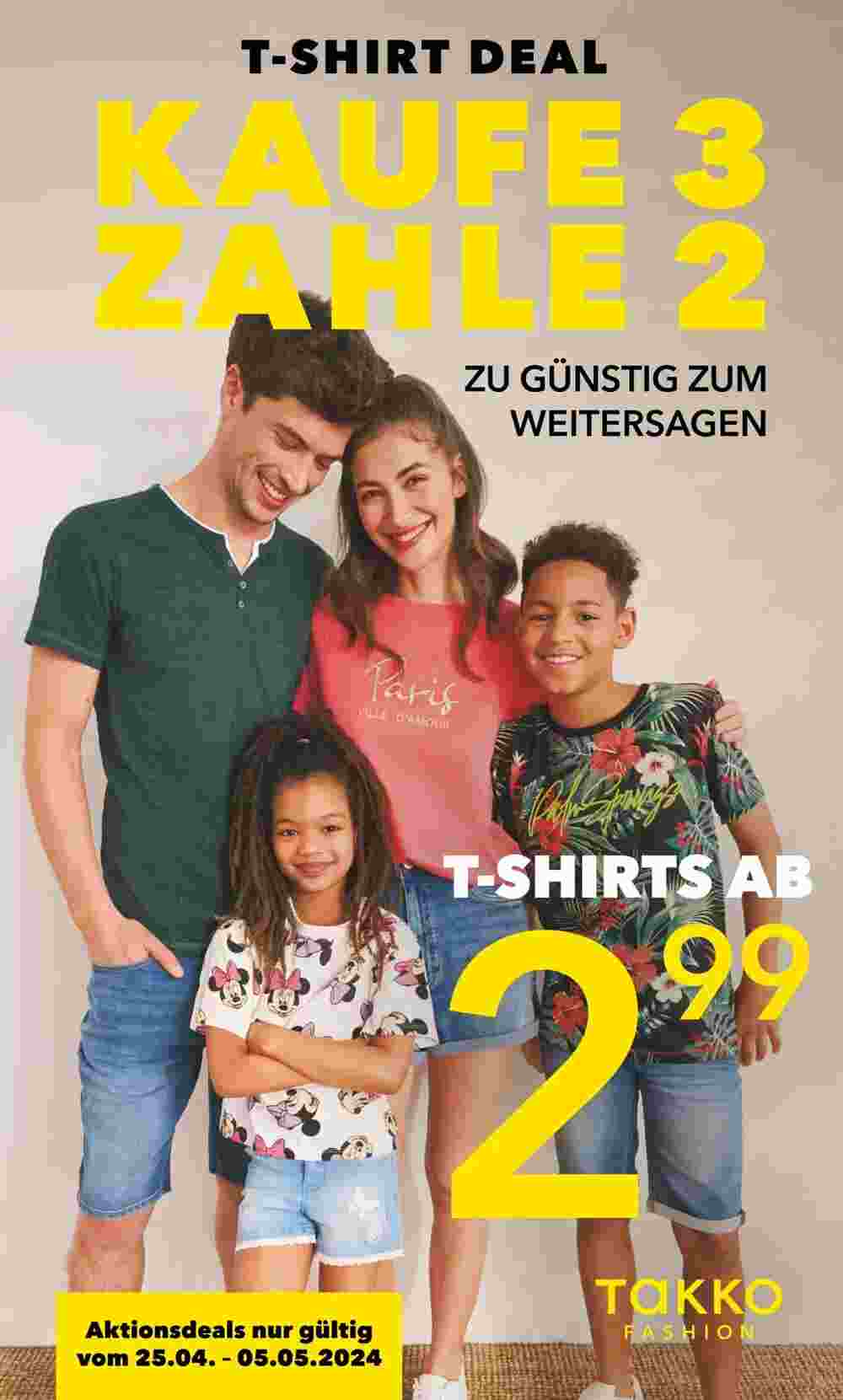 Takko Fashion Prospekt (ab 24.04.2024) zum Blättern - Seite 1