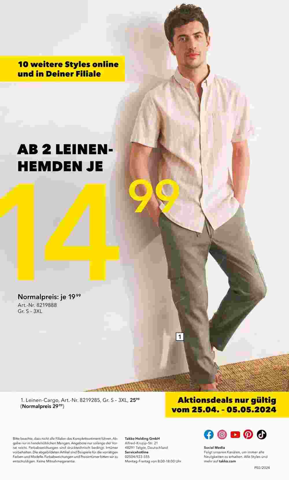 Takko Fashion Prospekt (ab 24.04.2024) zum Blättern - Seite 8