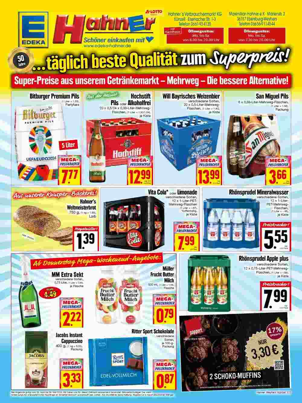 EDEKA Hahner Prospekt (ab 28.04.2024) zum Blättern - Seite 2