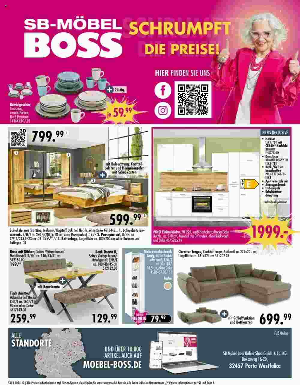Möbel Boss Prospekt (ab 29.04.2024) zum Blättern - Seite 12