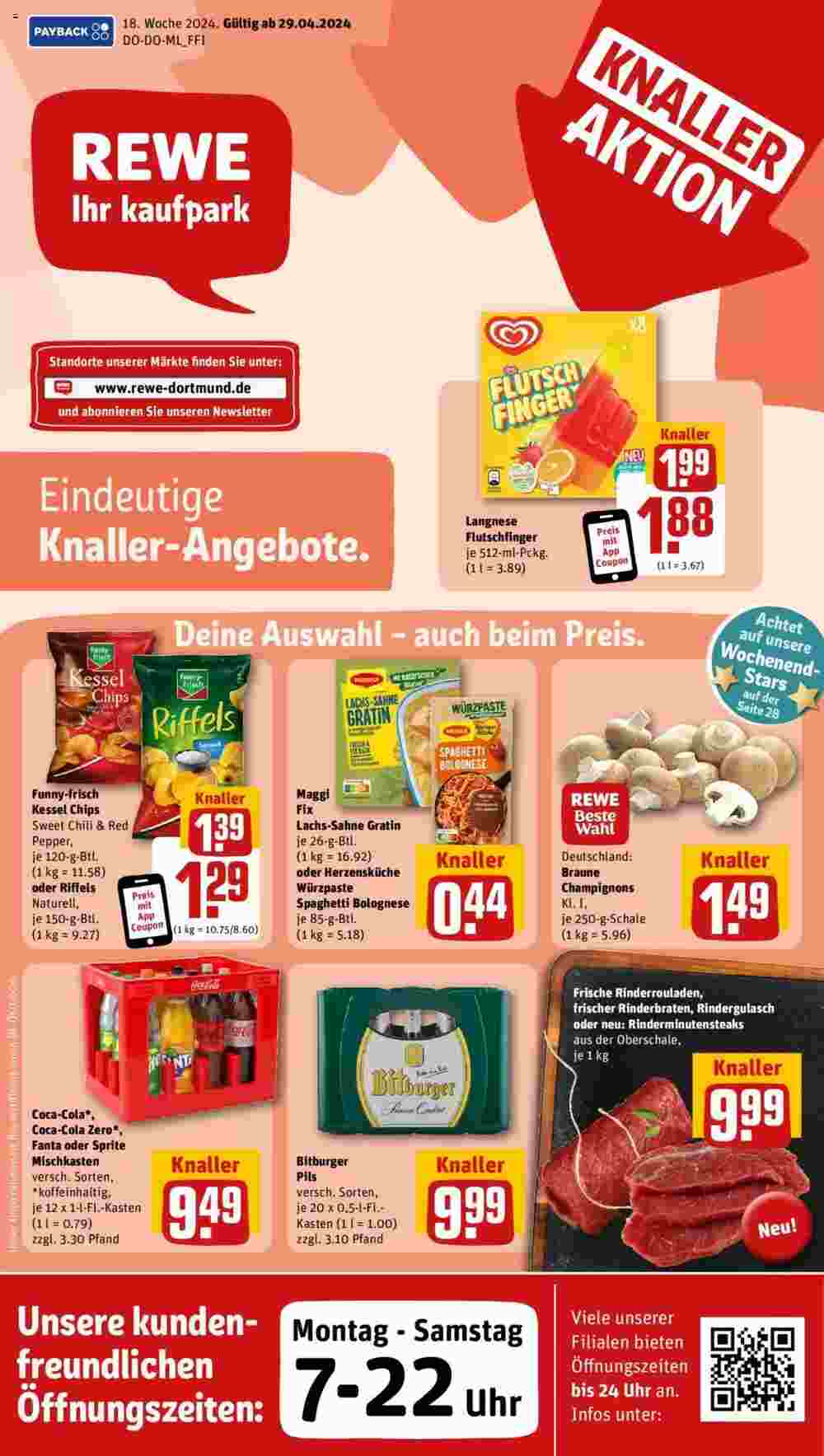 REWE Kaufpark Prospekt (ab 29.04.2024) zum Blättern - Seite 1