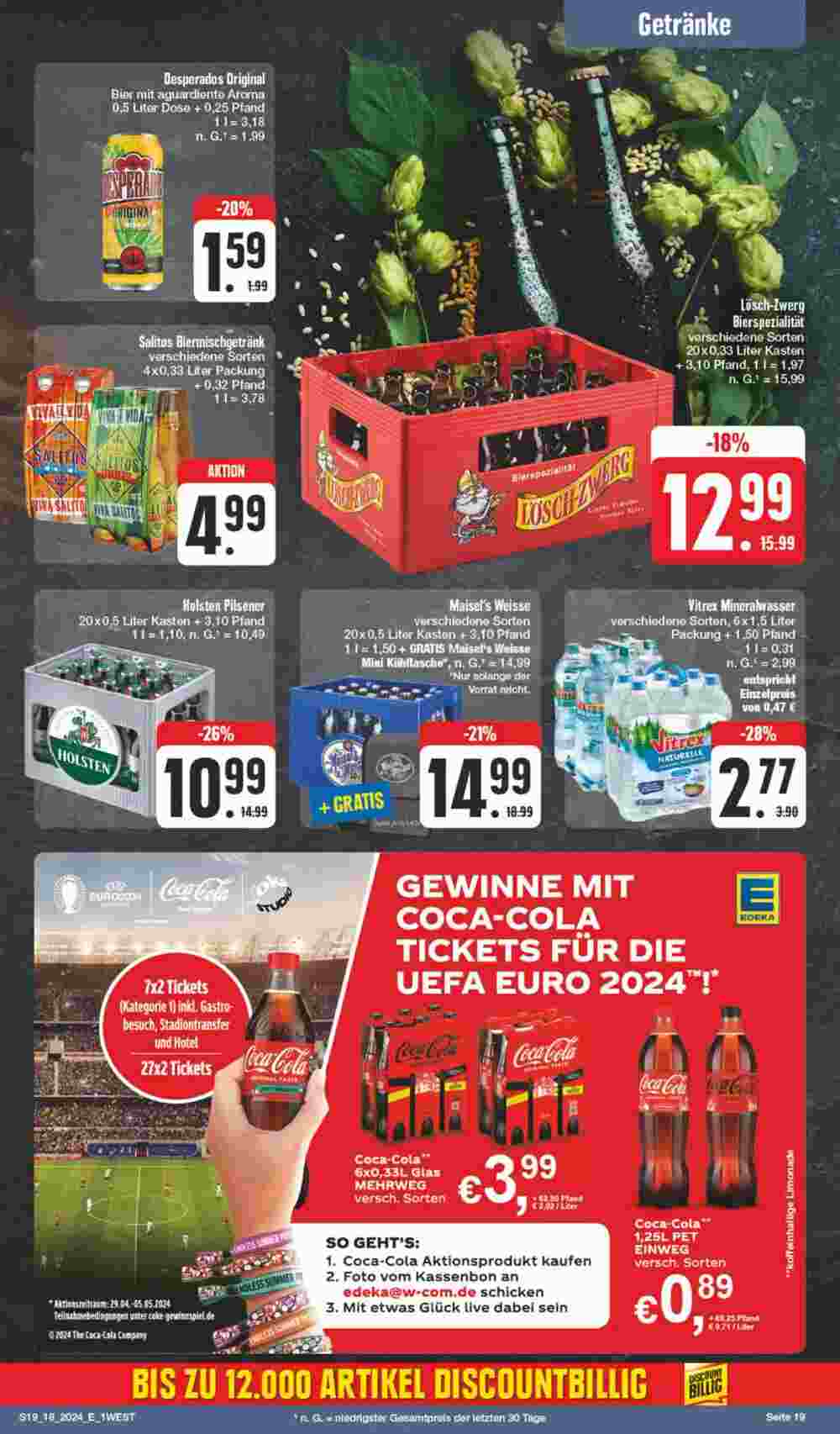 Edeka Spiegel Prospekt (ab 29.04.2024) zum Blättern - Seite 19