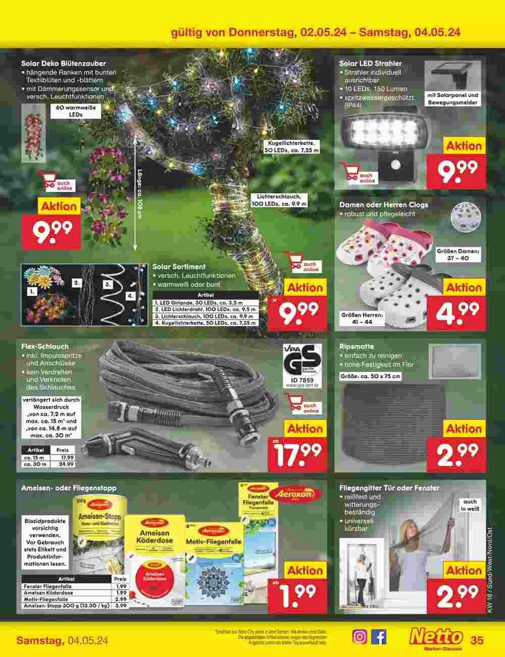 Netto Marken-Discount Prospekt (ab 29.04.2024) zum Blättern - Seite 39