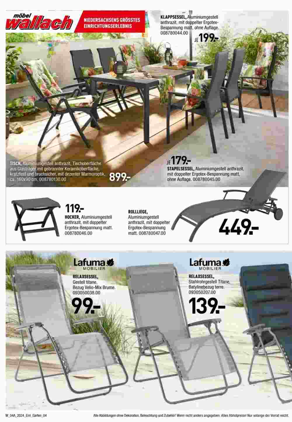Möbel Wallach Prospekt (ab 29.04.2024) zum Blättern - Seite 4