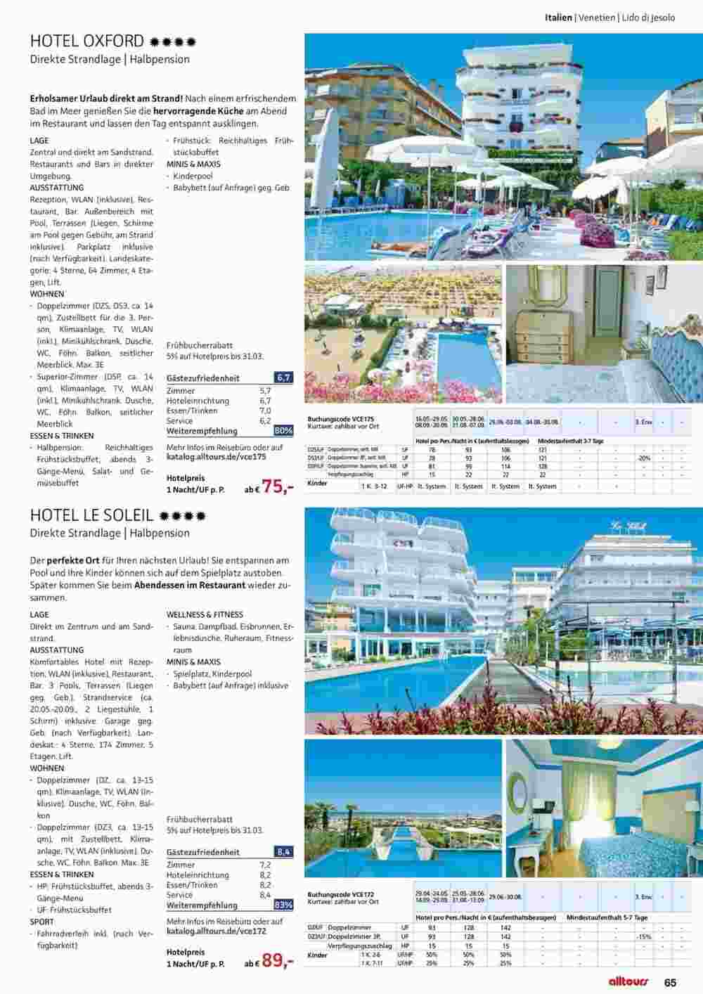 Alltours Reisecenter Prospekt (ab 01.05.2024) zum Blättern - Seite 65