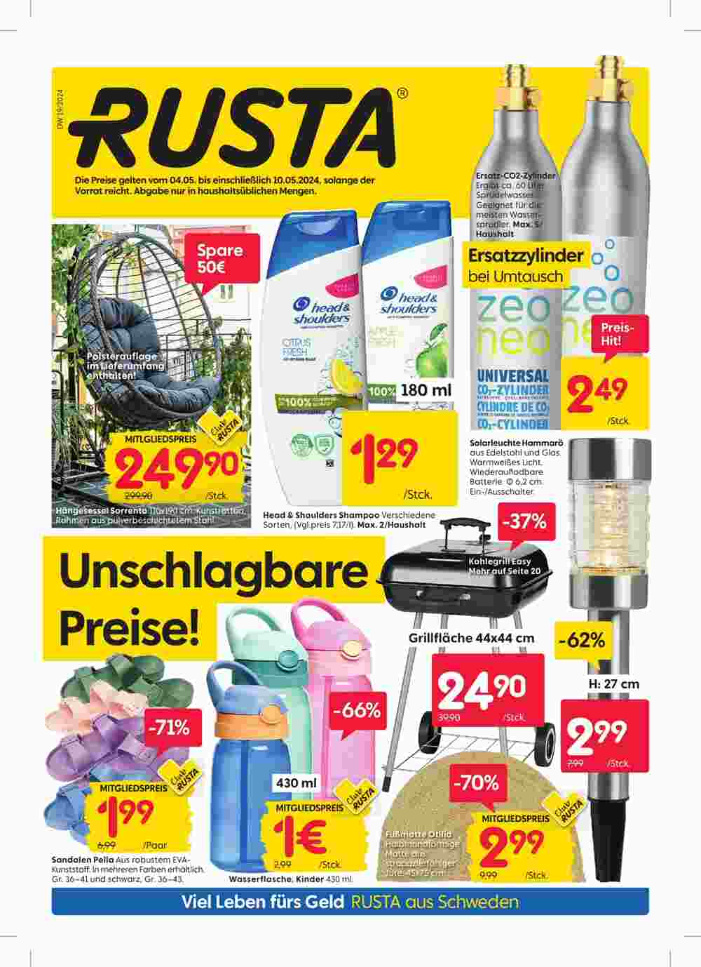 Rusta Prospekt (ab 06.05.2024) zum Blättern - Seite 1