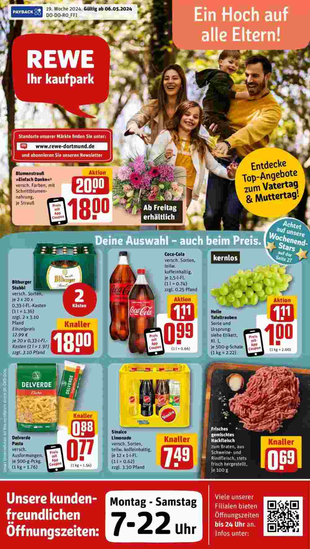 REWE Kaufpark Prospekt (ab 06.05.2024) zum Blättern - Seite 1