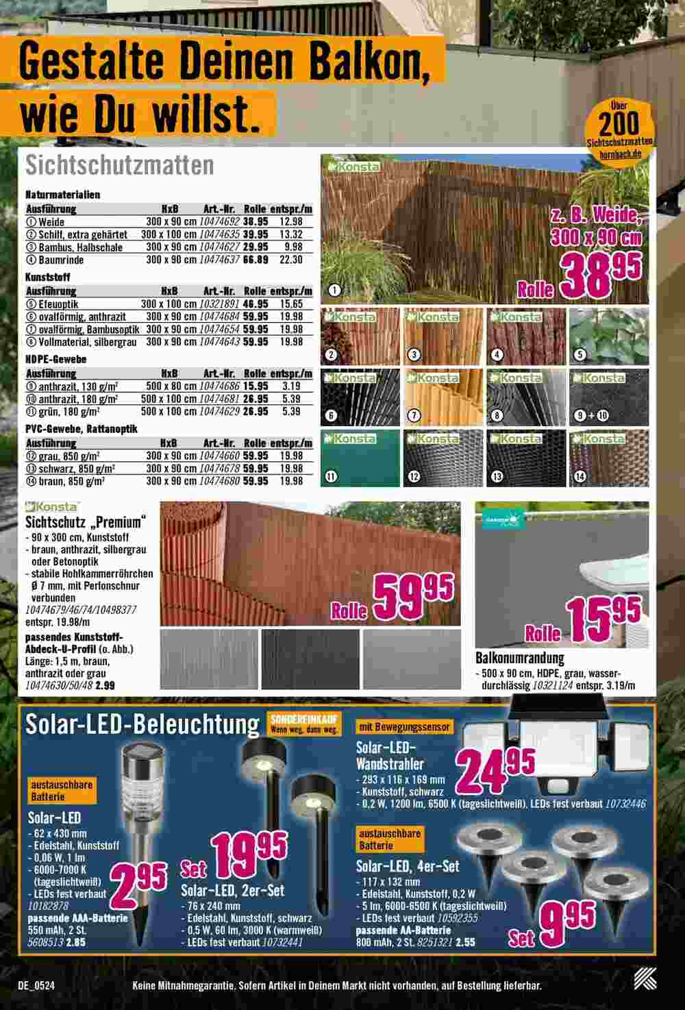 Hornbach Prospekt (ab 07.05.2024) zum Blättern - Seite 8