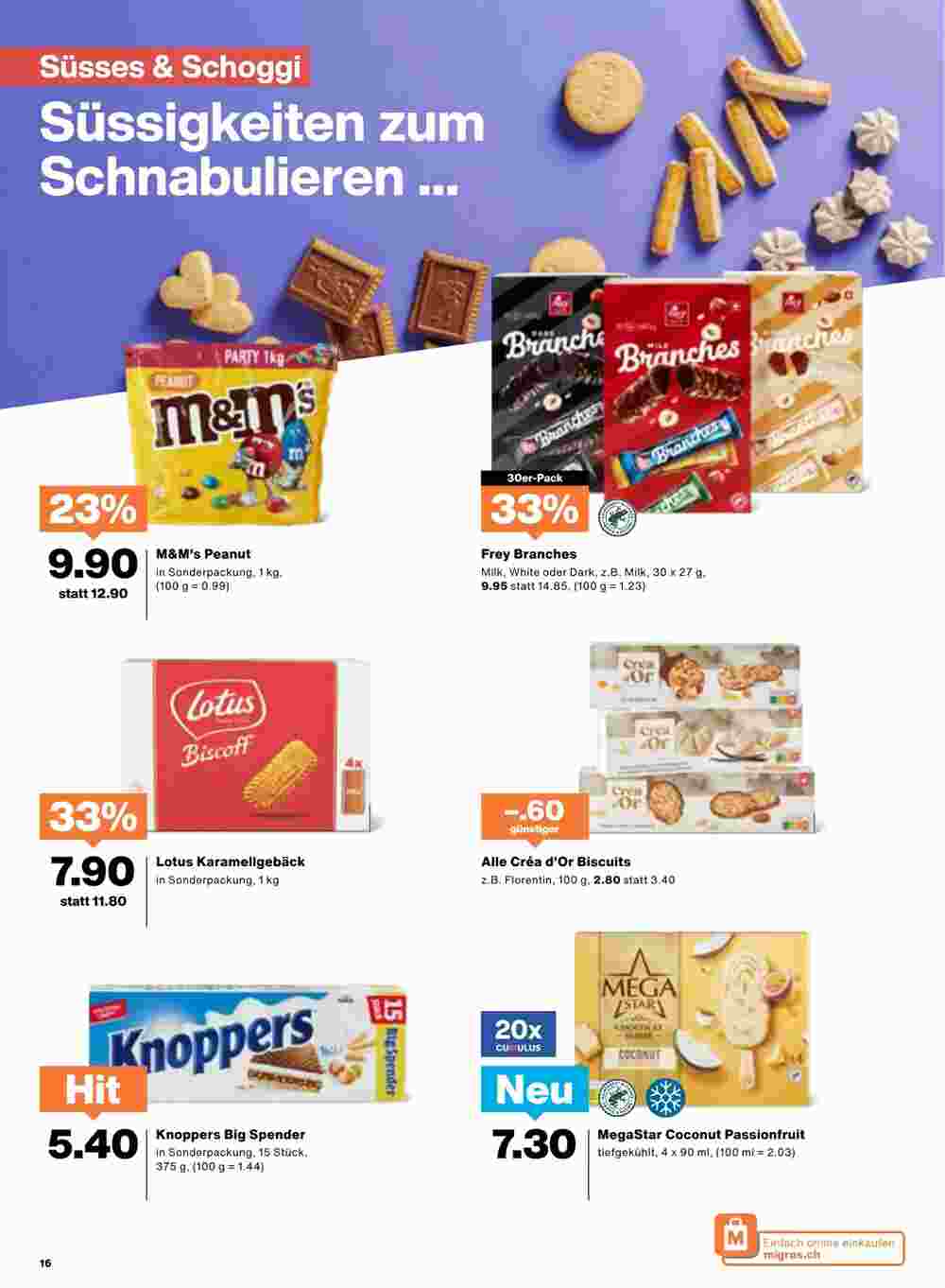 Migros Prospekt (ab 07.05.2024) zum Blättern - Seite 16