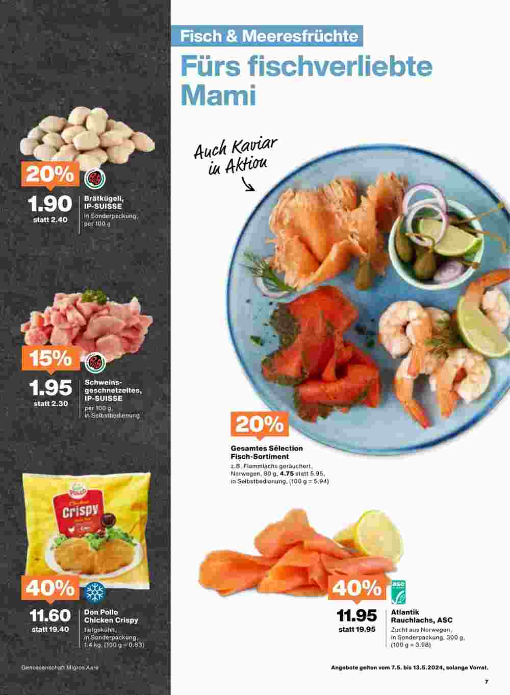 Migros Prospekt (ab 07.05.2024) zum Blättern - Seite 7