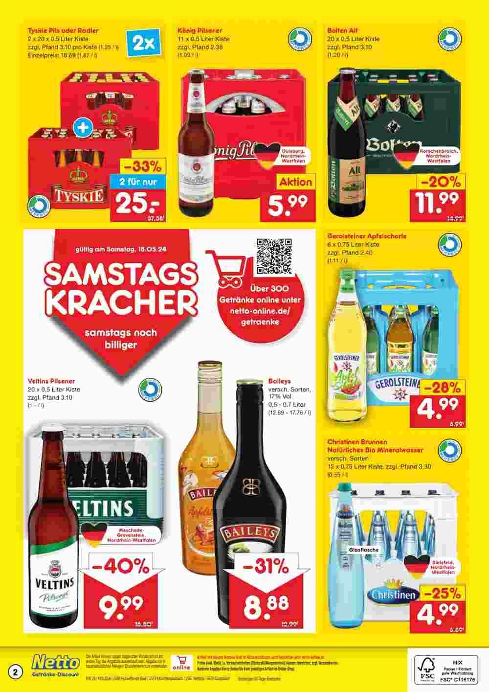 Netto Getränke Discount Prospekt (ab 13.05.2024) zum Blättern - Seite 2