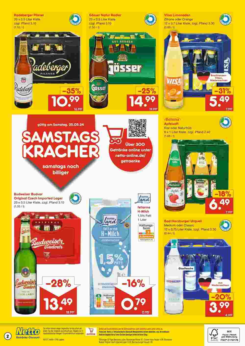 Netto Getränke Discount Prospekt (ab 21.05.2024) zum Blättern - Seite 2