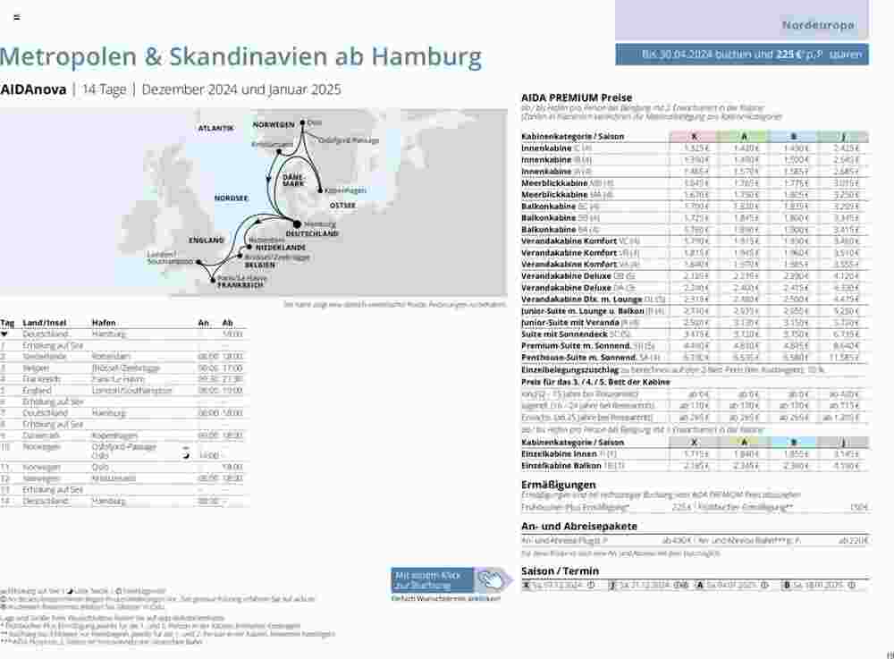 Aida Cruises Prospekt (ab 25.05.2024) zum Blättern - Seite 19