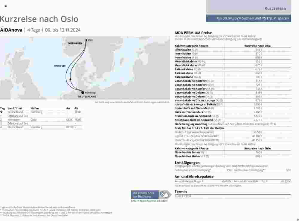 Aida Cruises Prospekt (ab 25.05.2024) zum Blättern - Seite 21