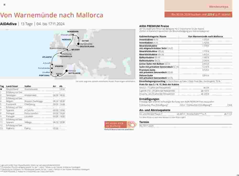 Aida Cruises Prospekt (ab 25.05.2024) zum Blättern - Seite 24