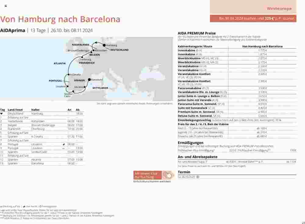 Aida Cruises Prospekt (ab 25.05.2024) zum Blättern - Seite 27