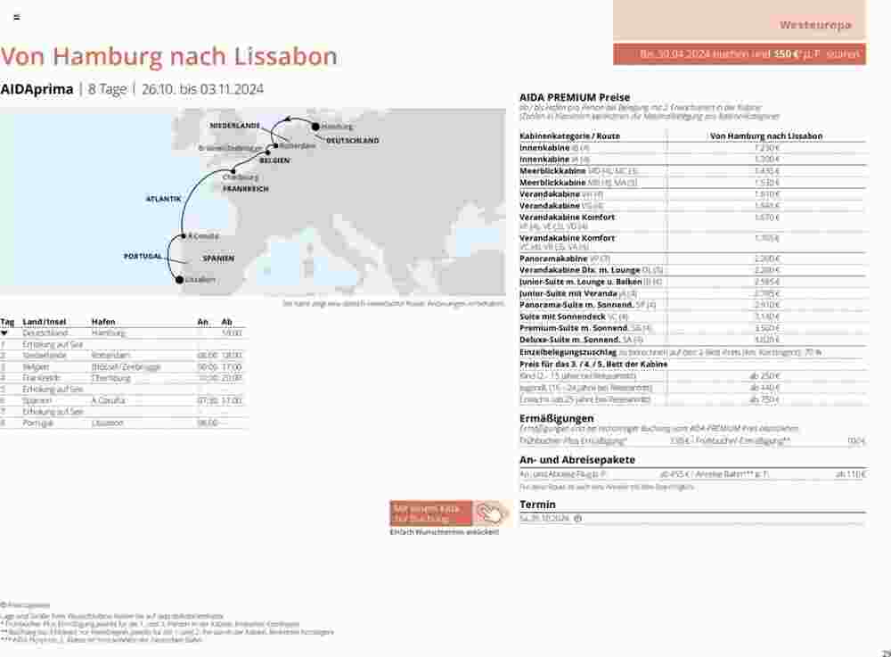 Aida Cruises Prospekt (ab 25.05.2024) zum Blättern - Seite 29