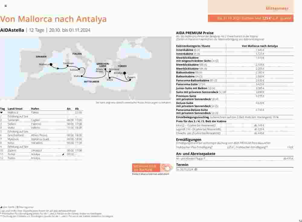 Aida Cruises Prospekt (ab 25.05.2024) zum Blättern - Seite 52