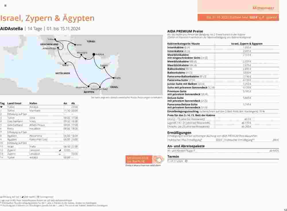 Aida Cruises Prospekt (ab 25.05.2024) zum Blättern - Seite 53