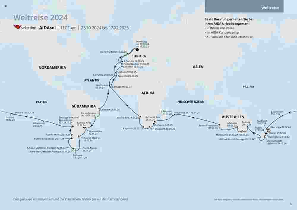 Aida Cruises Prospekt (ab 25.05.2024) zum Blättern - Seite 6