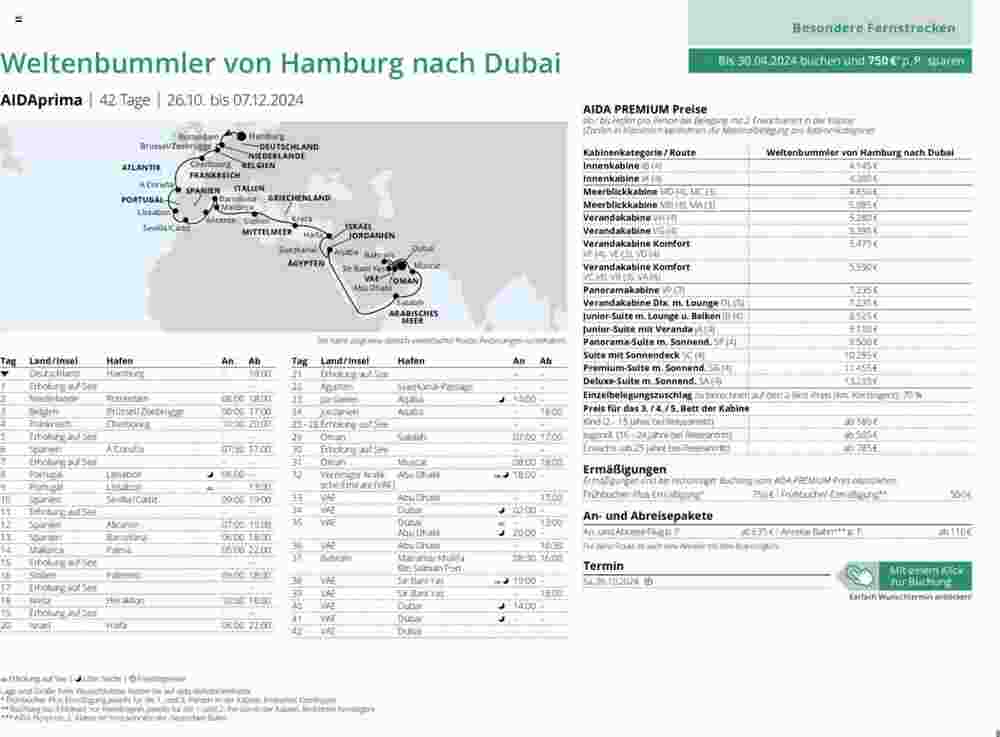 Aida Cruises Prospekt (ab 25.05.2024) zum Blättern - Seite 8