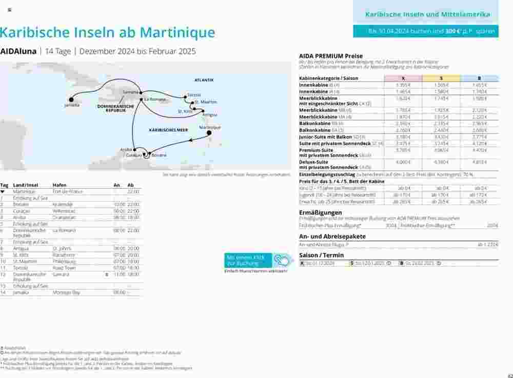 Aida Cruises Prospekt (ab 25.05.2024) zum Blättern - Seite 82