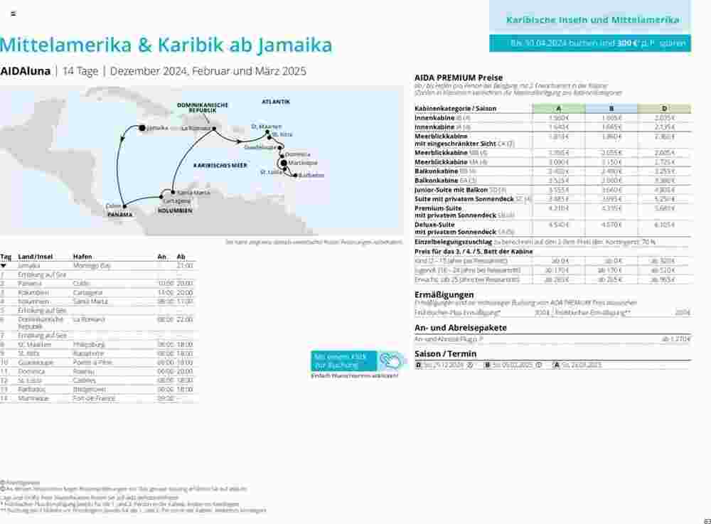 Aida Cruises Prospekt (ab 25.05.2024) zum Blättern - Seite 83