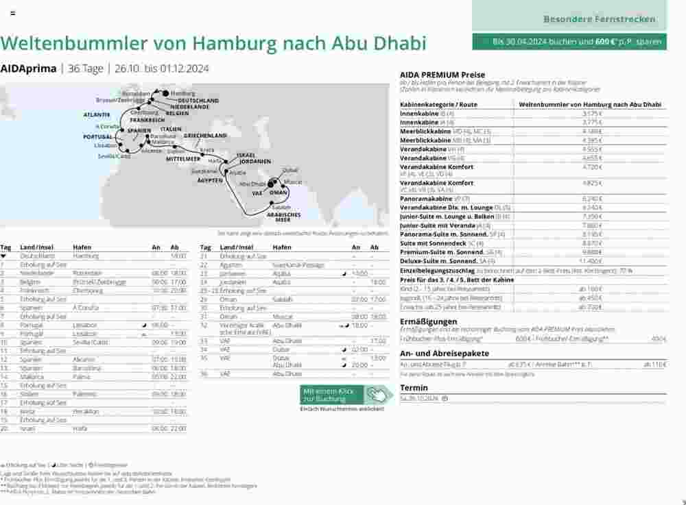 Aida Cruises Prospekt (ab 25.05.2024) zum Blättern - Seite 9